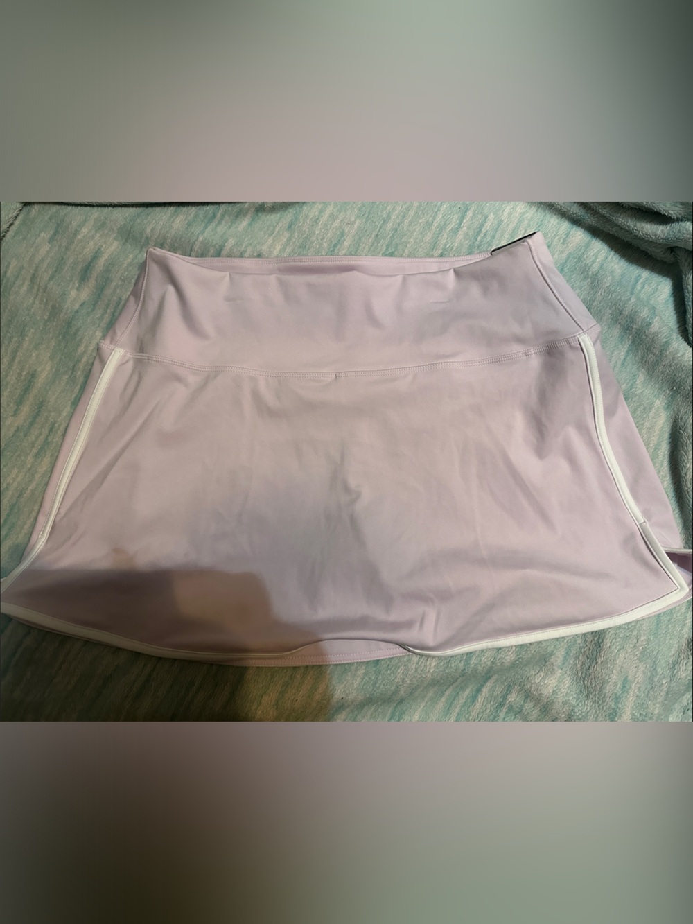 Light Pink Athletic Skort with White Trim DSG -XLG